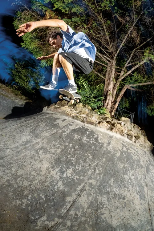 Daniele Sessa, Nollie Bs Bigspin, foto Riccardo Romano