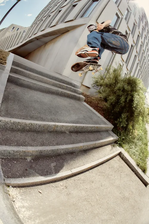 Davide Veloci, Bs Kickflip, foto Federico Casella