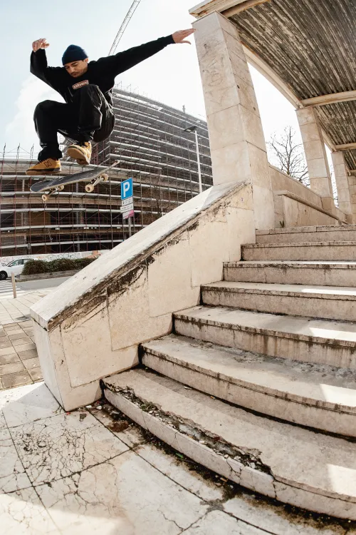 Guido Zanotto, Sw Kickflip Over, foto Federico Casella