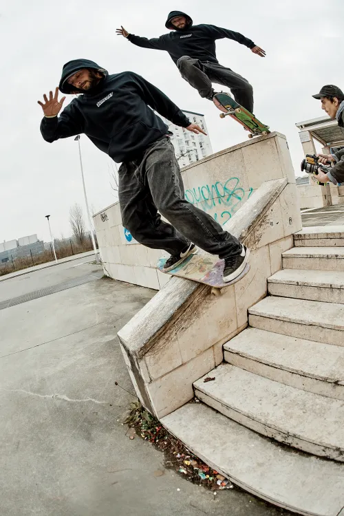 Johnny Lella, Taildrop Boardslide, foto Federico Casella