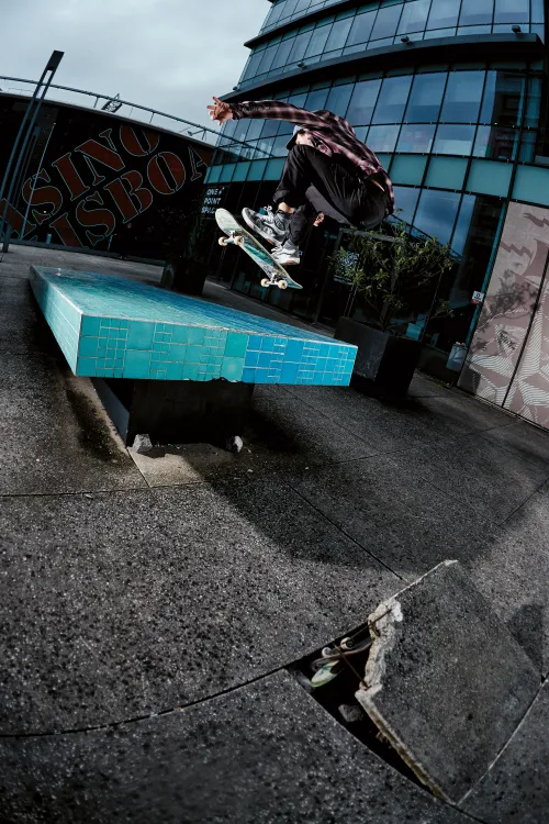 Kevin Blaser, 360 Flip Up, foto Federico Casella