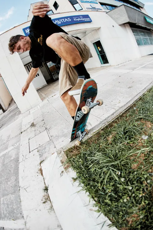 Samuele Guidi, Fs Nosebluntslide Transfer, foto Federico Casella