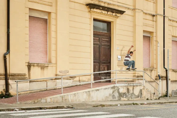 Thanos Panou, Fs 5050 Grind, foto Alessandro Formenti