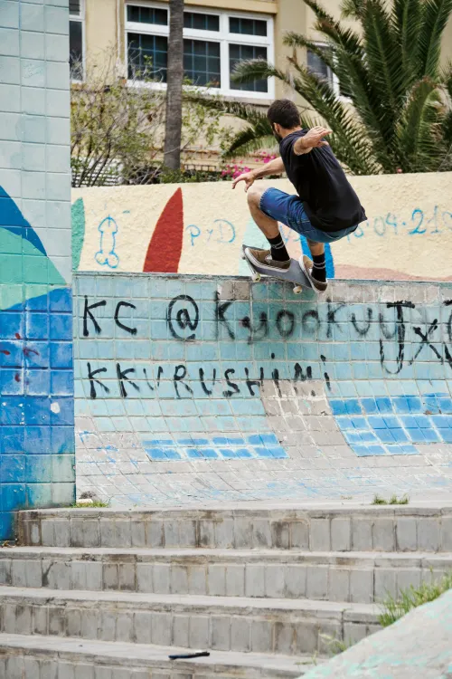 Tito Colica, Fs Crooked to Fakie, foto Simone Verona