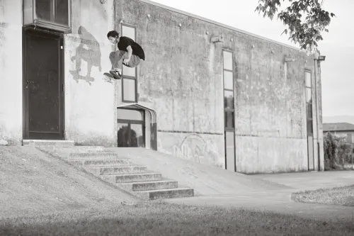 Agus Aquila, Kickflip, foto Federico Casella