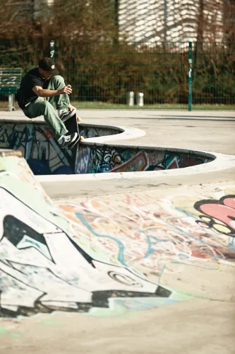 Andrea Calgaro, Fs Nosegrind Tailgrab, foto Federico Casella