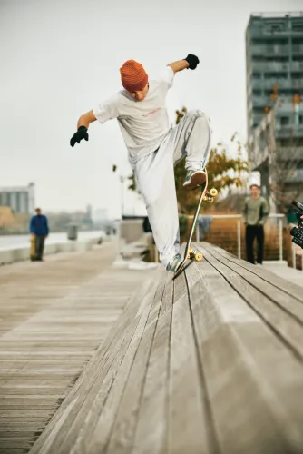 Samuele Guidi, Ollie Up, Fs Noseblunt, foto Ayman Youssef
