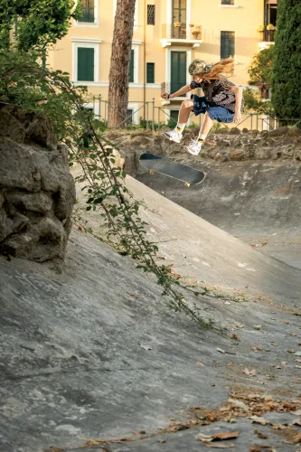 Elizabetta Dovzly, Bs Kickflip to Fakie, foto Riccardo Romano
