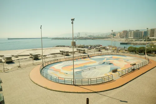 Il piazzale dei Giardini Govi, Genova - foto Pietro Clavarino