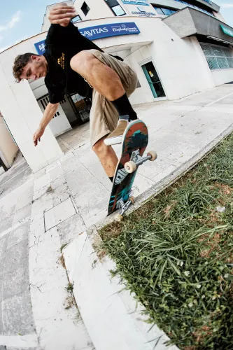 Samuele Guidi, Fs Nosebluntslide Transfer, foto Federico Casella