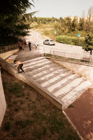 Simone Verona, Fs Boardslide, foto Federico Casella
