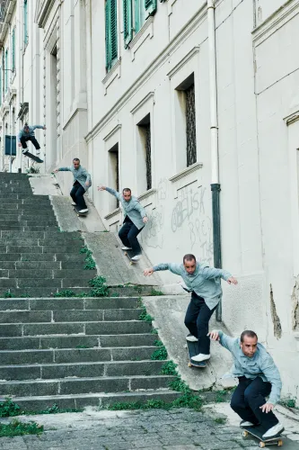 Thanos Panou, Kickflip In, foto Alessandro Formenti