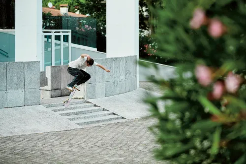 Vittorio Galetti, Varial Heelflip, foto Federico Casella