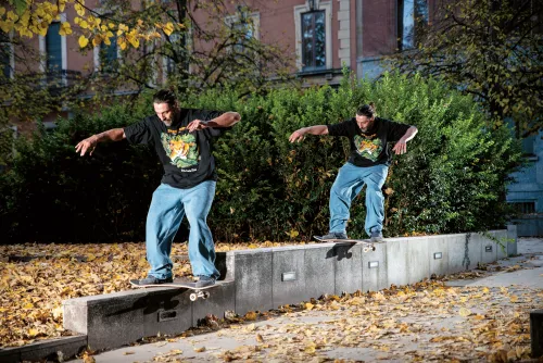 Simone Chiolerio, Bs Boardslide to Bs Boardslide, foto Ayman Youssef