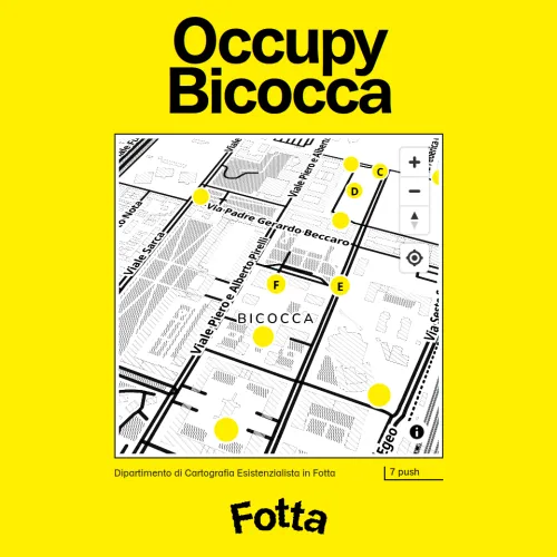 Mappa interattiva tour spot - illustrazione di Claudio Bernardini