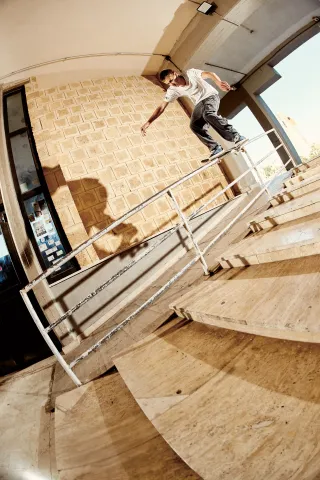 Lorenzo "Scianny" Sciannimanica, Bs Boardslide, foto Federico Casella